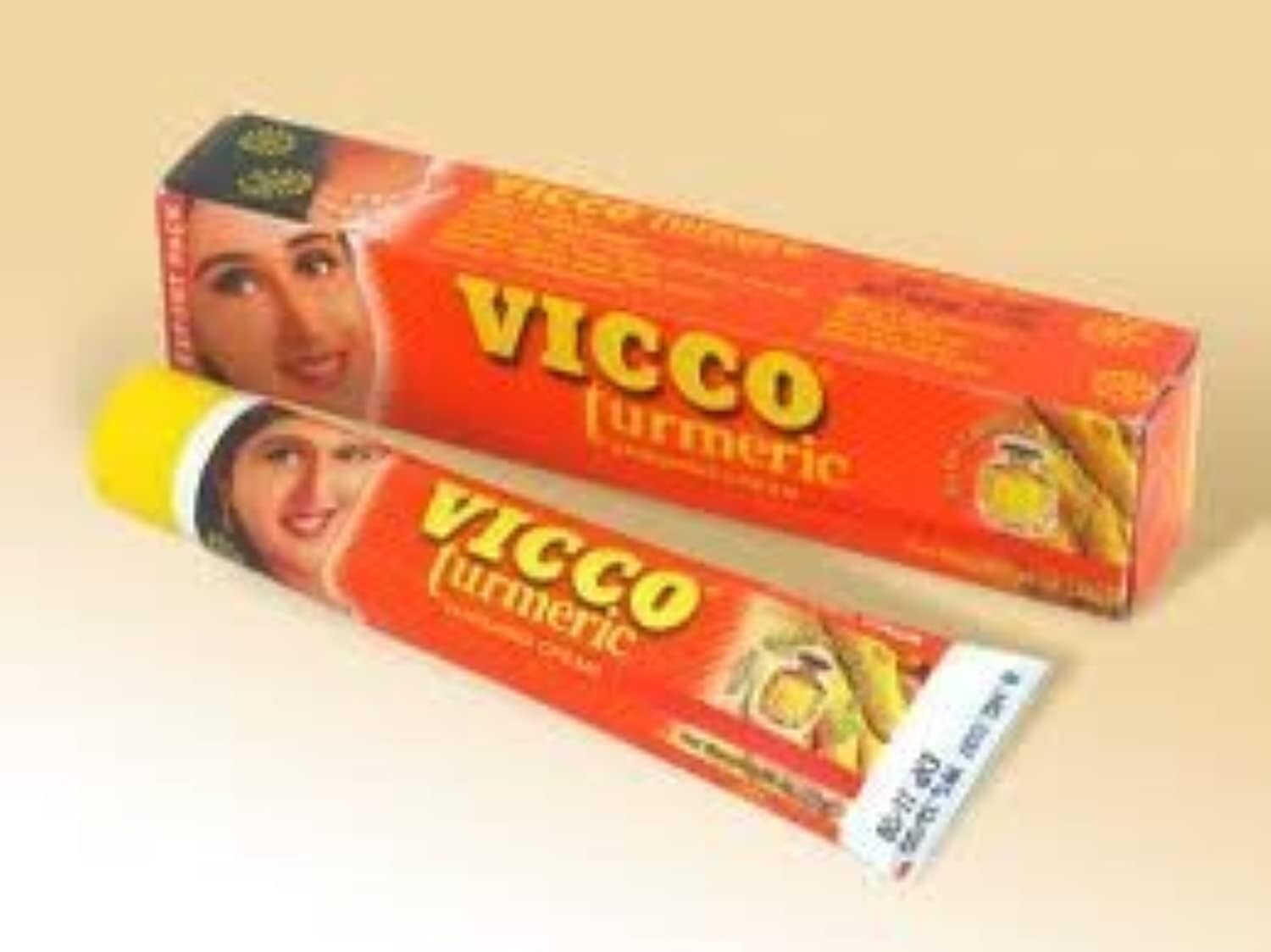 Vicco Turmeric Vanishing Cream (with Sandalwood Oil) Pack of 3 * 50gm